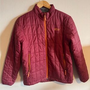 Stio Kids Azura Jacket -Boys Size 14, Roasted Beet color